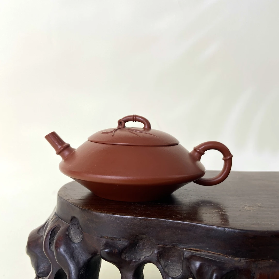 宜兴手工紫砂陶 （陈春芬）130cc茶壶GS4212-15