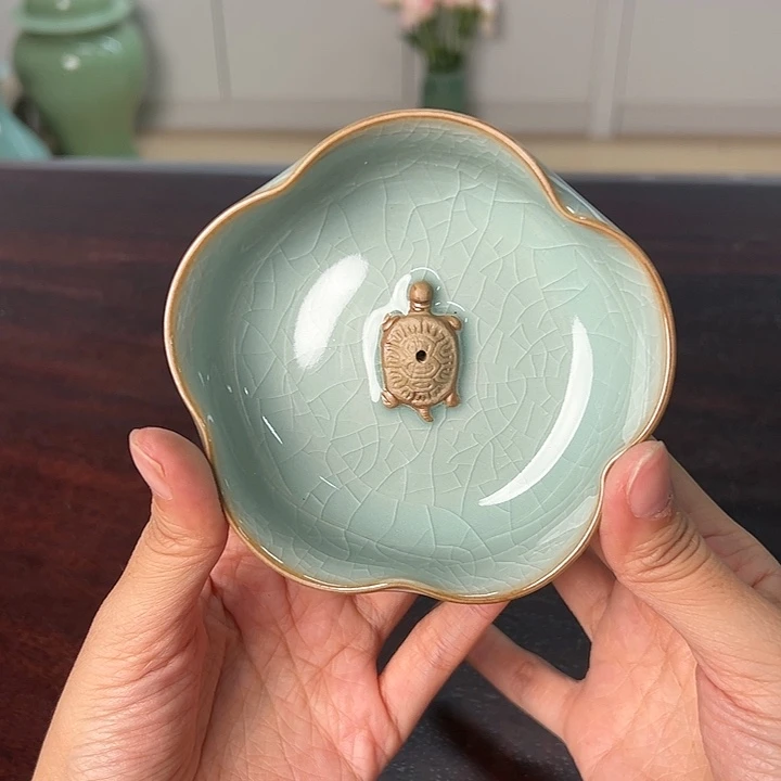 龙泉云间青瓷小米茶器