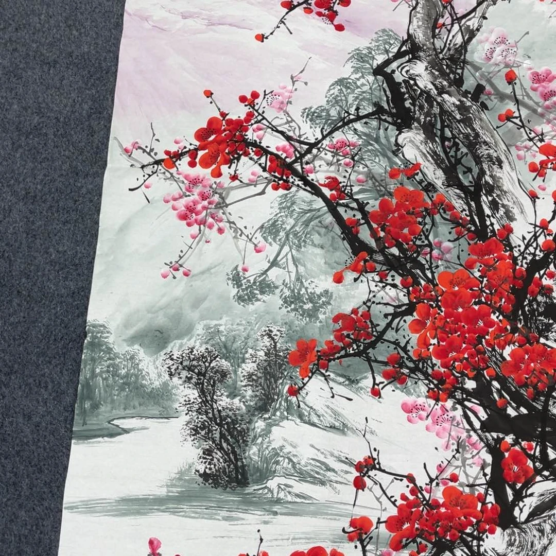 国画宣纸手绘国画作品