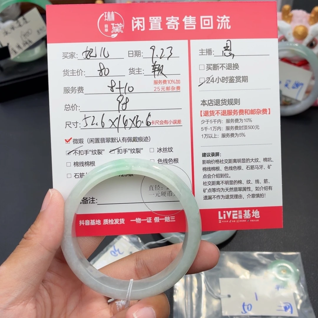 妃***儿颈饰未镶嵌翡翠天然翡翠