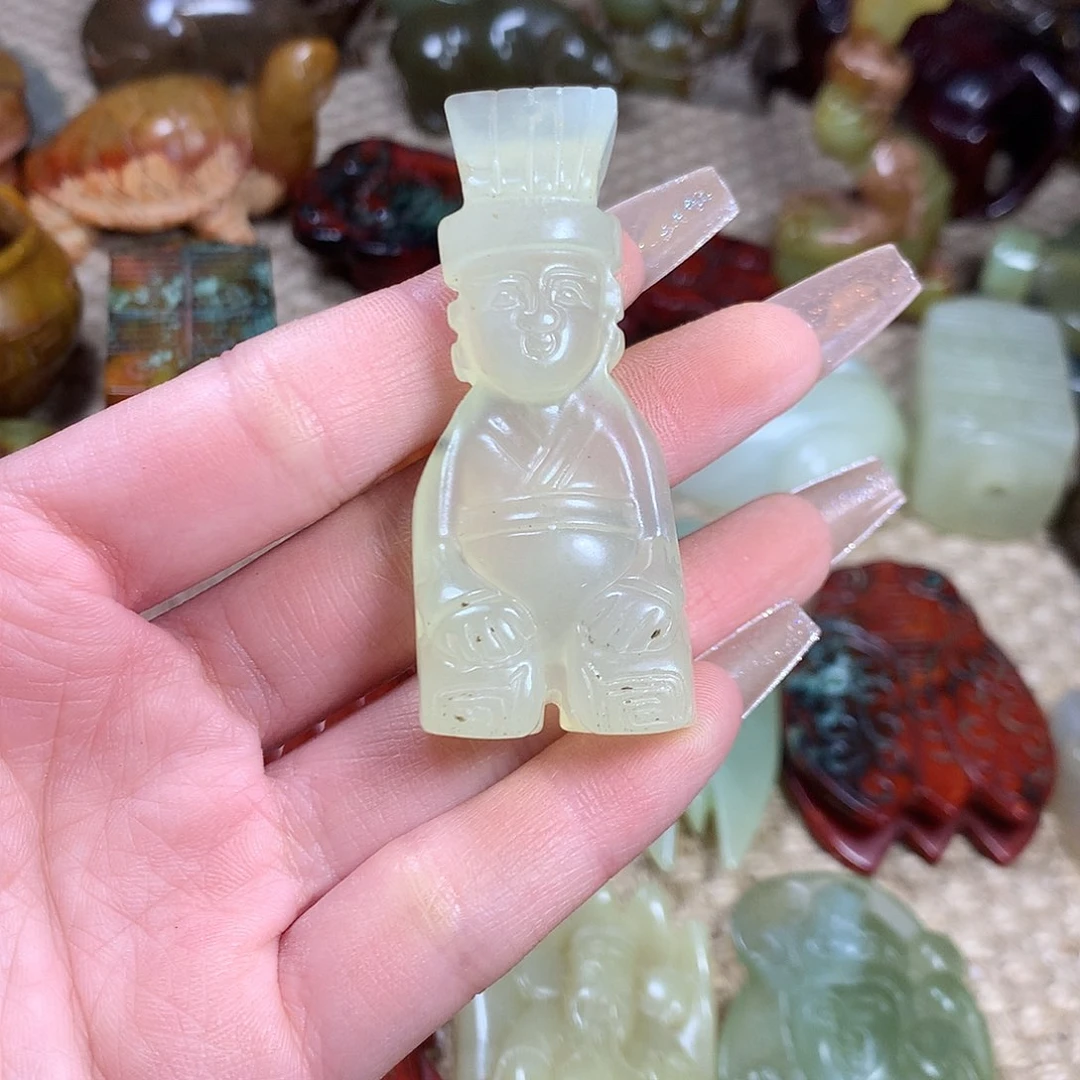 白玉菩提吊坠挂件