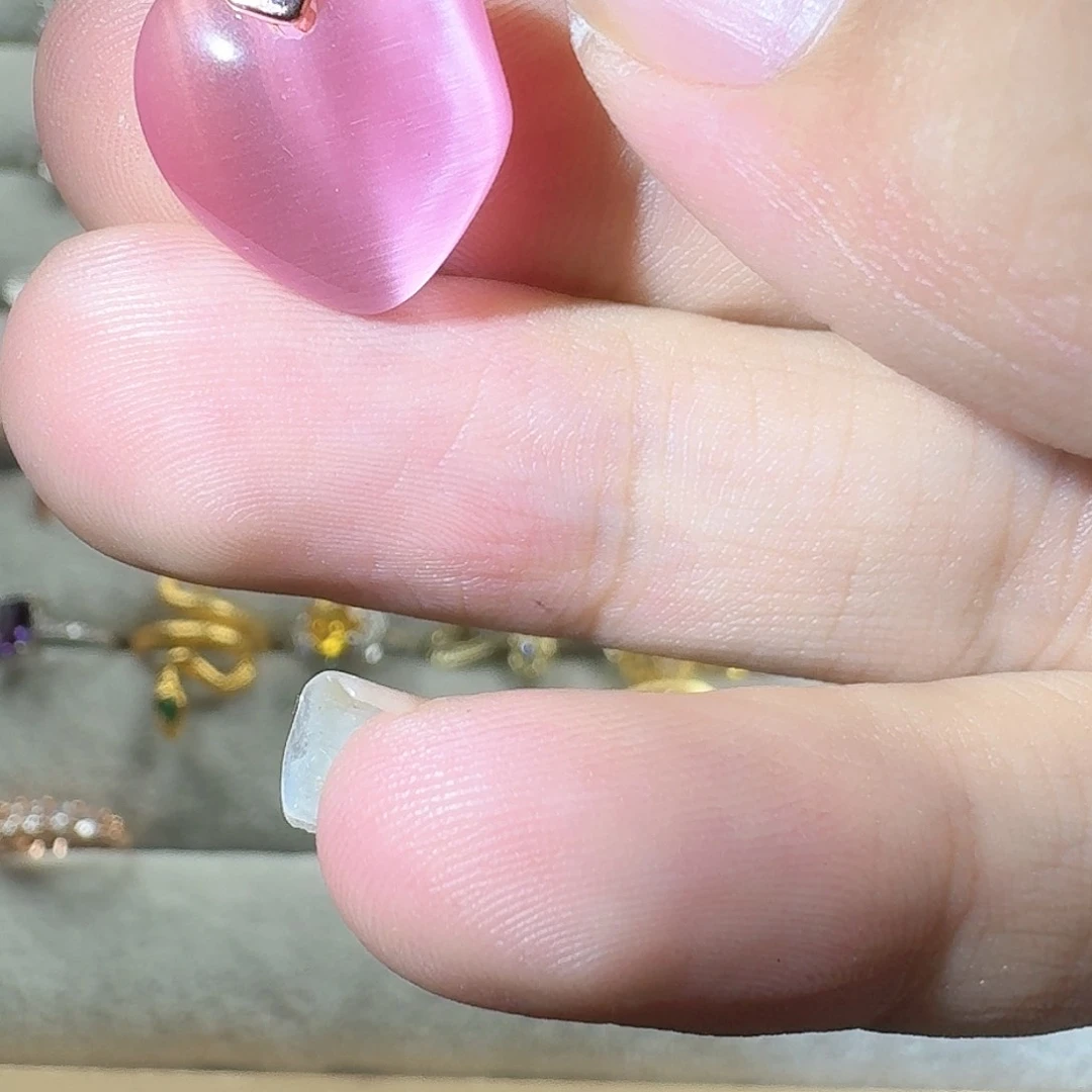 芙蓉石戒指银S925镶嵌