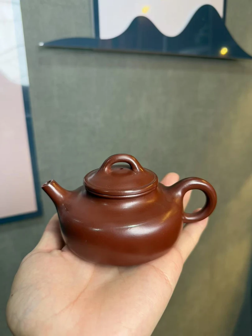 大红袍折肩德钟壶【维】