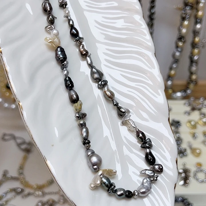 未镶嵌海水珍珠颈饰