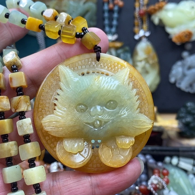 【闪购商品】蛇纹石玉吊坠未镶嵌