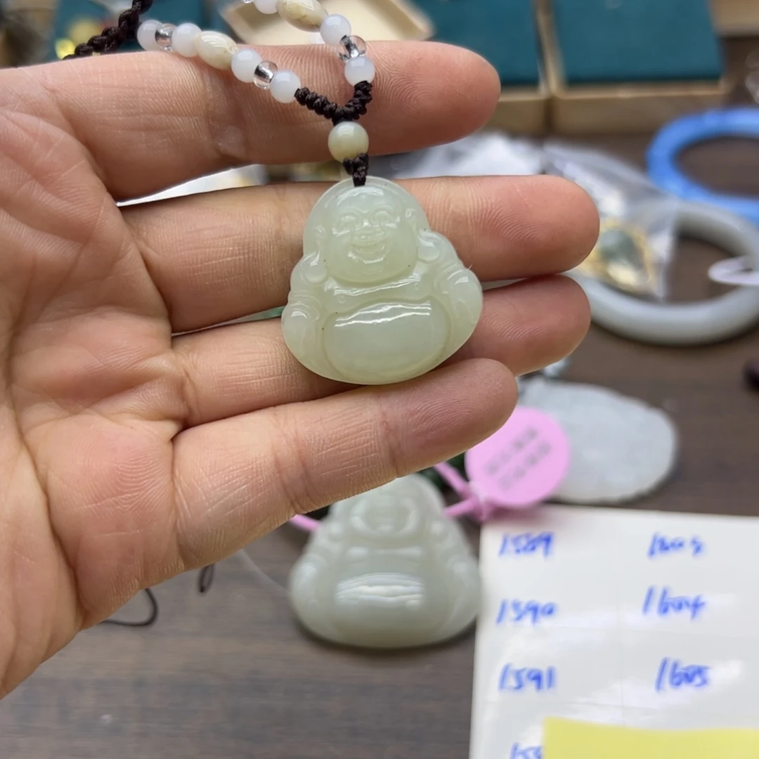 和田玉未镶嵌颈饰1572