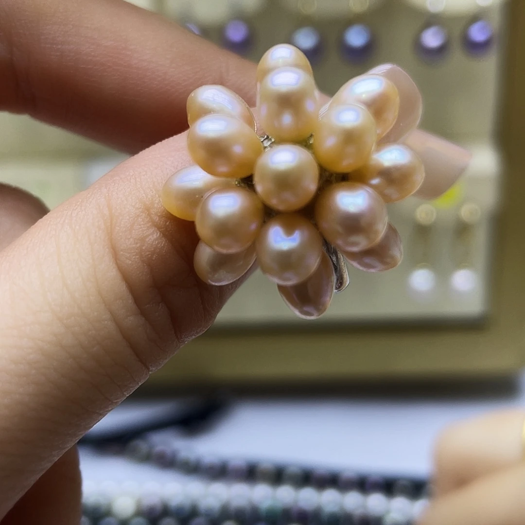 戒指未镶嵌淡水珍珠