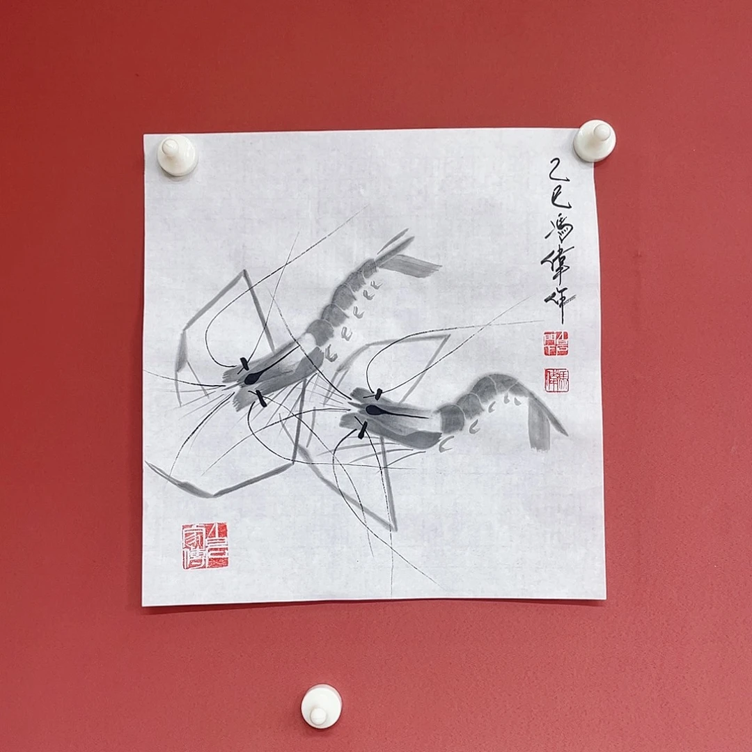 国画冯伟老师手绘国画作品音浩