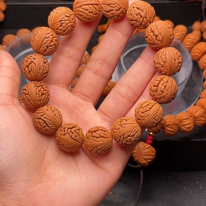 崖***木手串桃核绣球桃核15