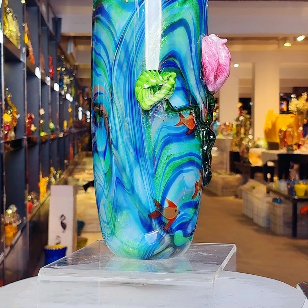 琉璃手工艺品琉璃岛和白