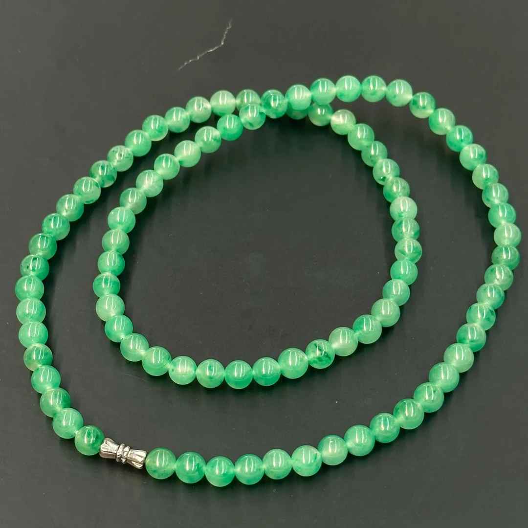 天然非洲翠项链珠串 十六姐珠宝女款、长链 多样性发其一