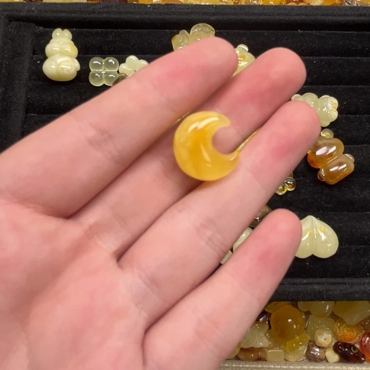 裸石琥珀未镶嵌?***나天然蜜蜡配件