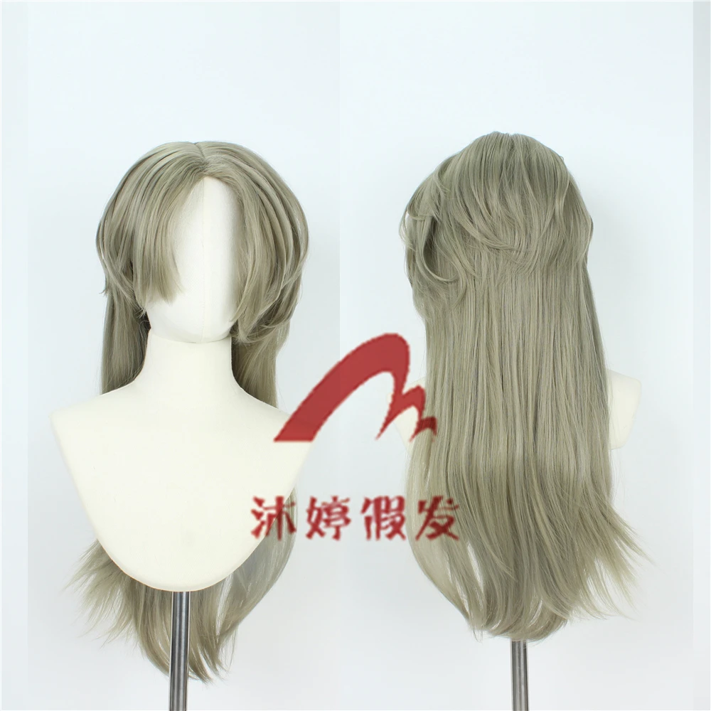 代号鸢 凌统cos假发 如鸢 特调青棕   仿真头皮顶