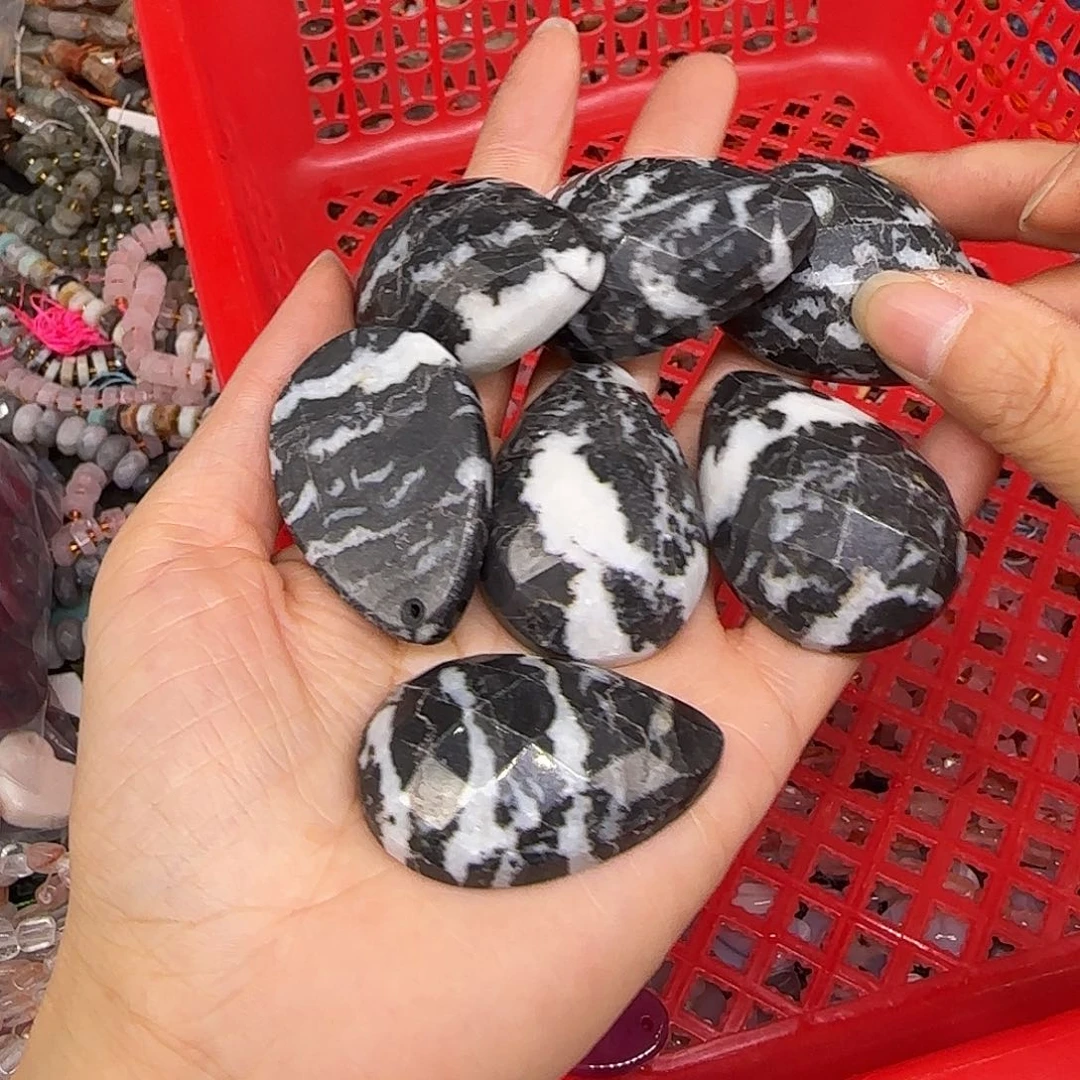 玛瑙/玉髓合金珠宝半成品澳洲斑马一颗