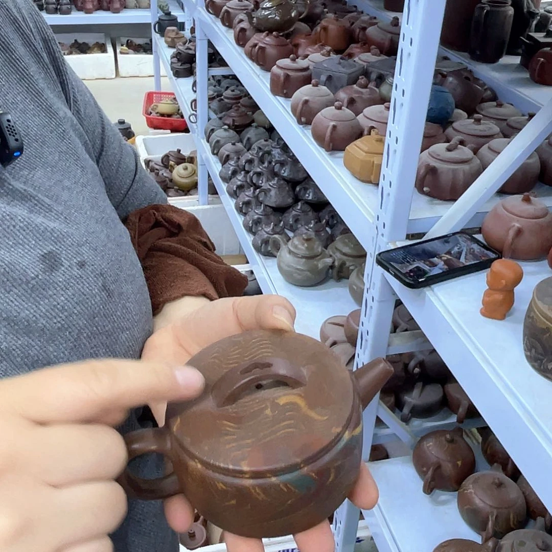 茶壶紫砂宜兴紫砂壶瑕疵