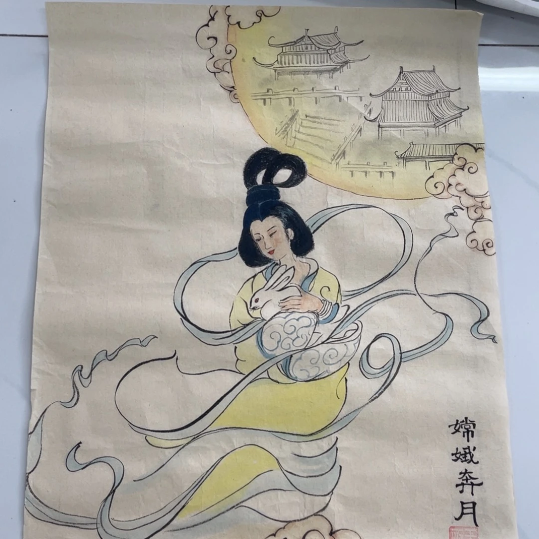 国画王劲老师绘画