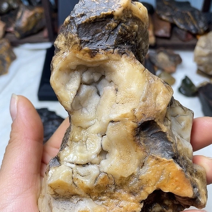 石材戈壁牧民美石原石