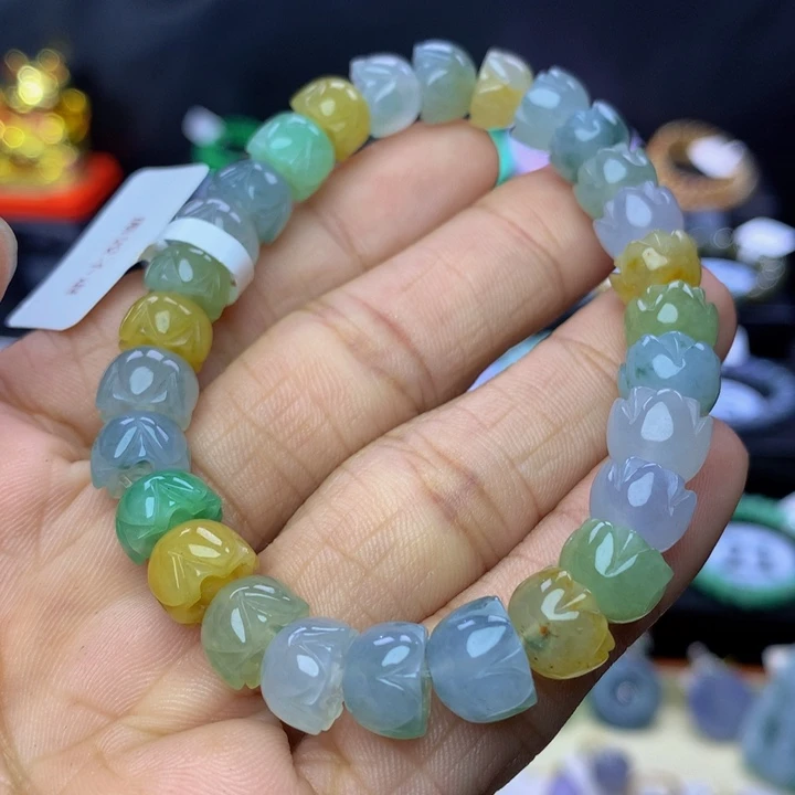 翡翠手链未镶嵌翡翠 9+