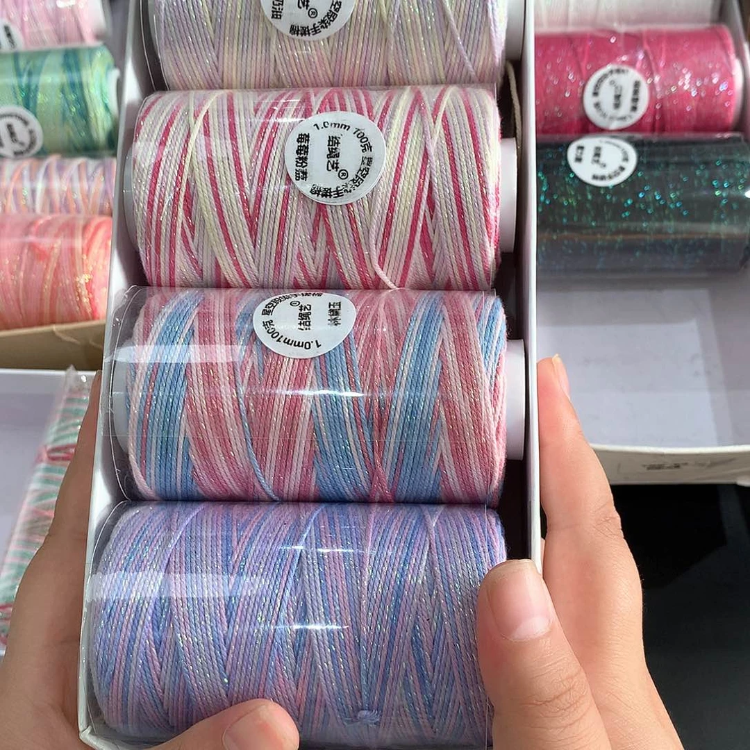 腈纶手搓棉芋泥奶油、莓莓粉荔、林黛玉、莫奈印象100克