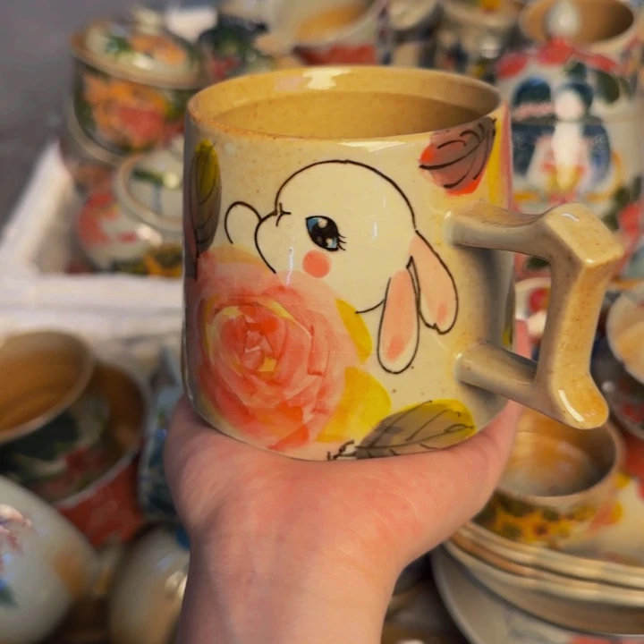 瓷片景德镇陶瓷手工手绘