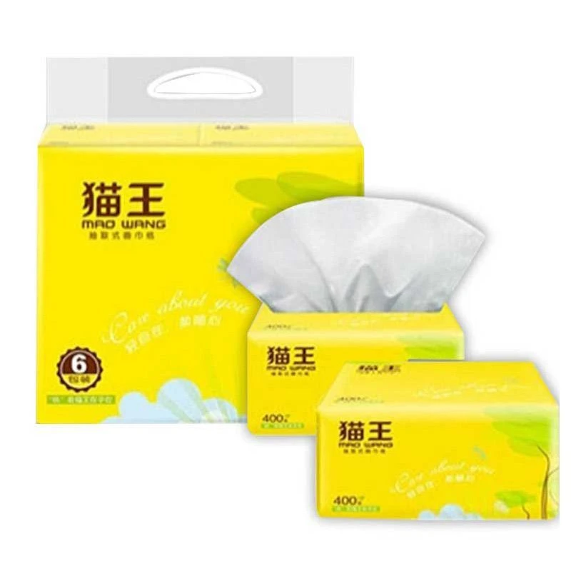 猫王逸柔软抽400张*6包