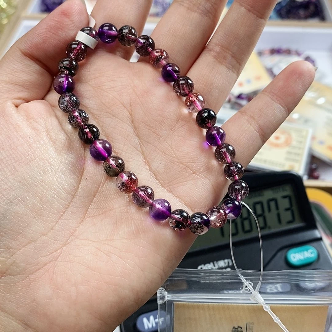 未镶嵌手链水晶?**月H220卡七黑加仑超七