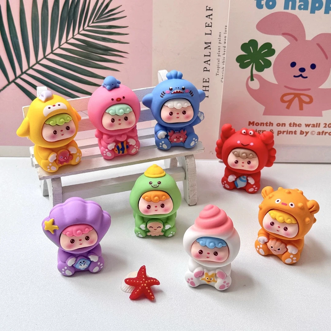 [九宫格 对对碰] 海洋崽崽 网红小摆件