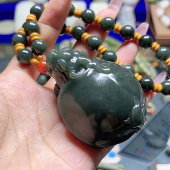 和田玉未镶嵌手链