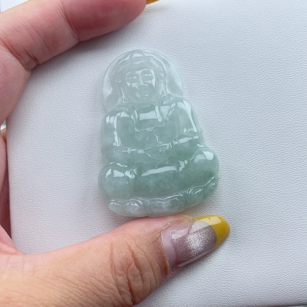 翡翠未镶嵌颈饰终***客