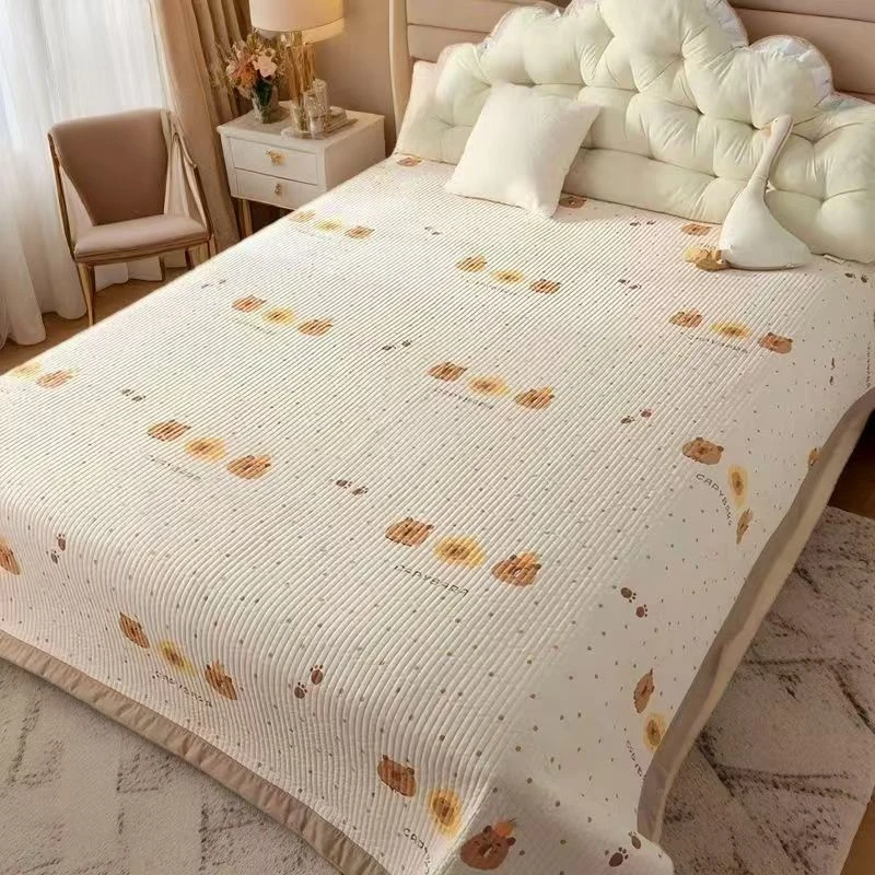 四季款床盖莫小柔亲肤柔软透气（卡皮巴拉）