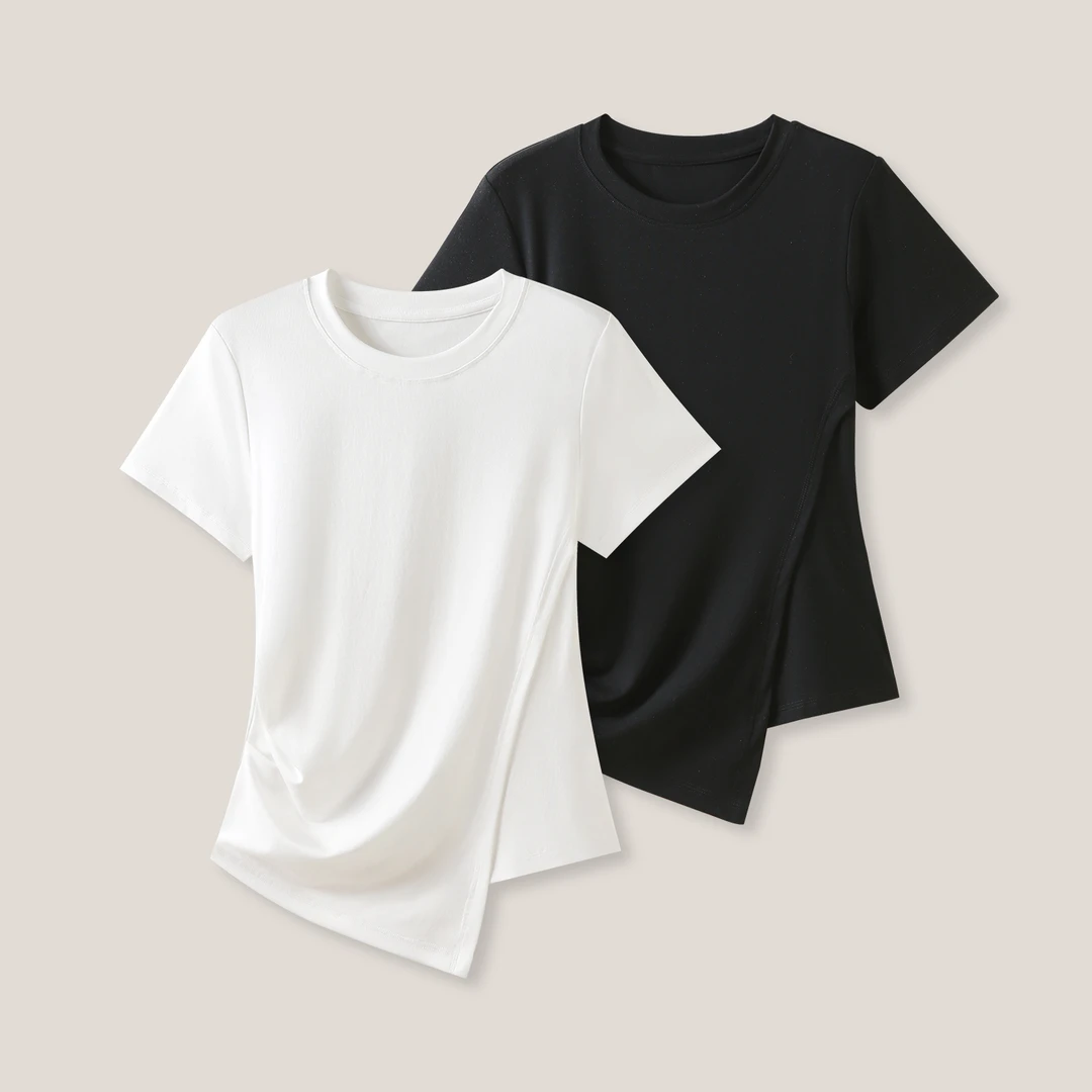 天丝 设计感开衩TSS26164