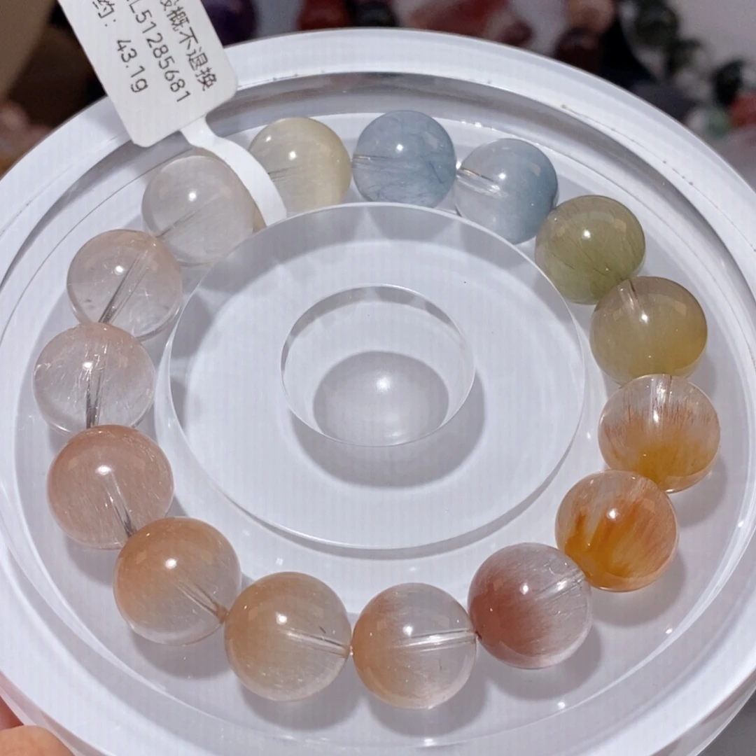 手链水晶未镶嵌F彩兔毛12.5