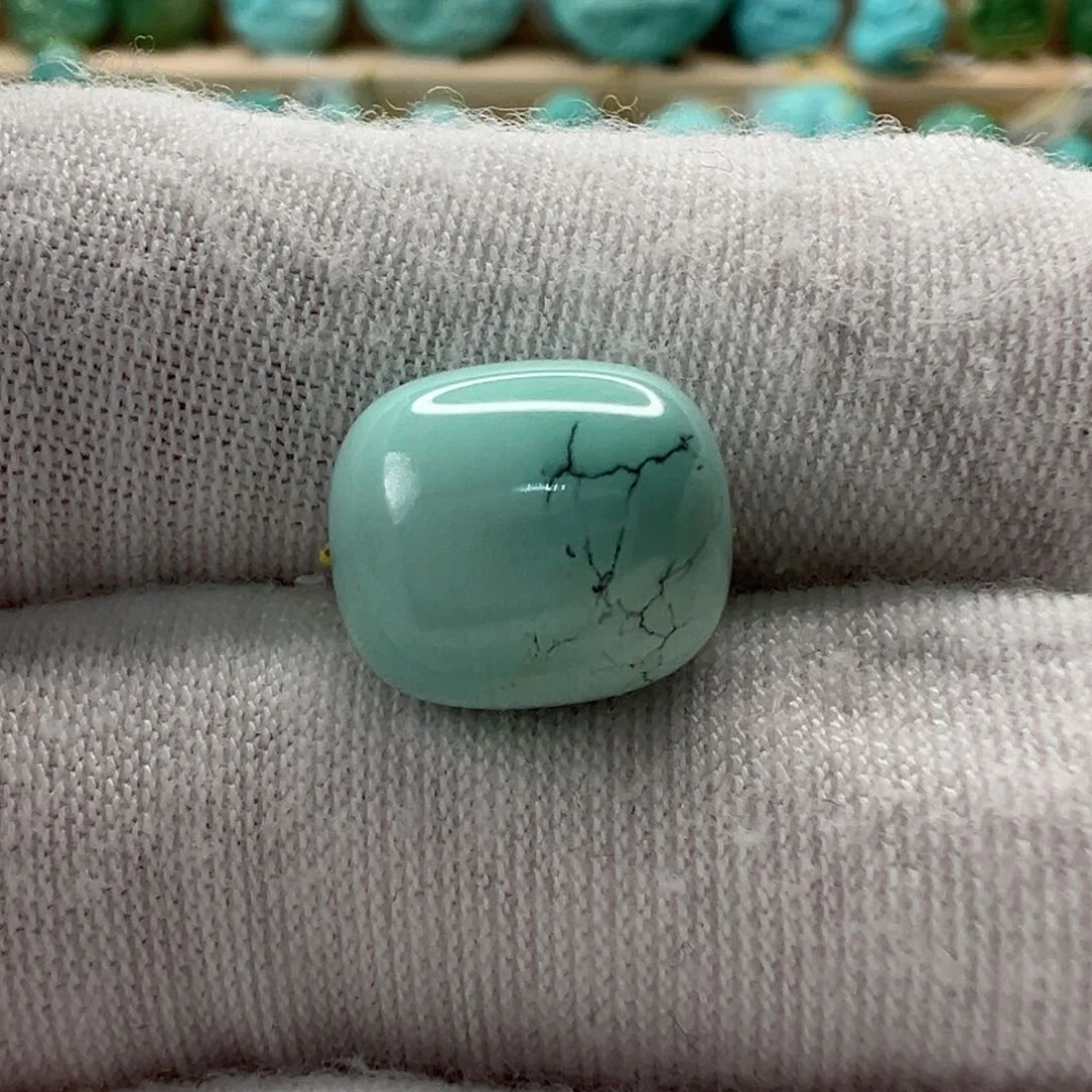 未镶嵌绿松石老型珠9.8mm