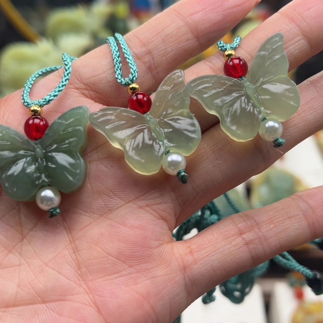 岫玉未镶嵌挂件挂件