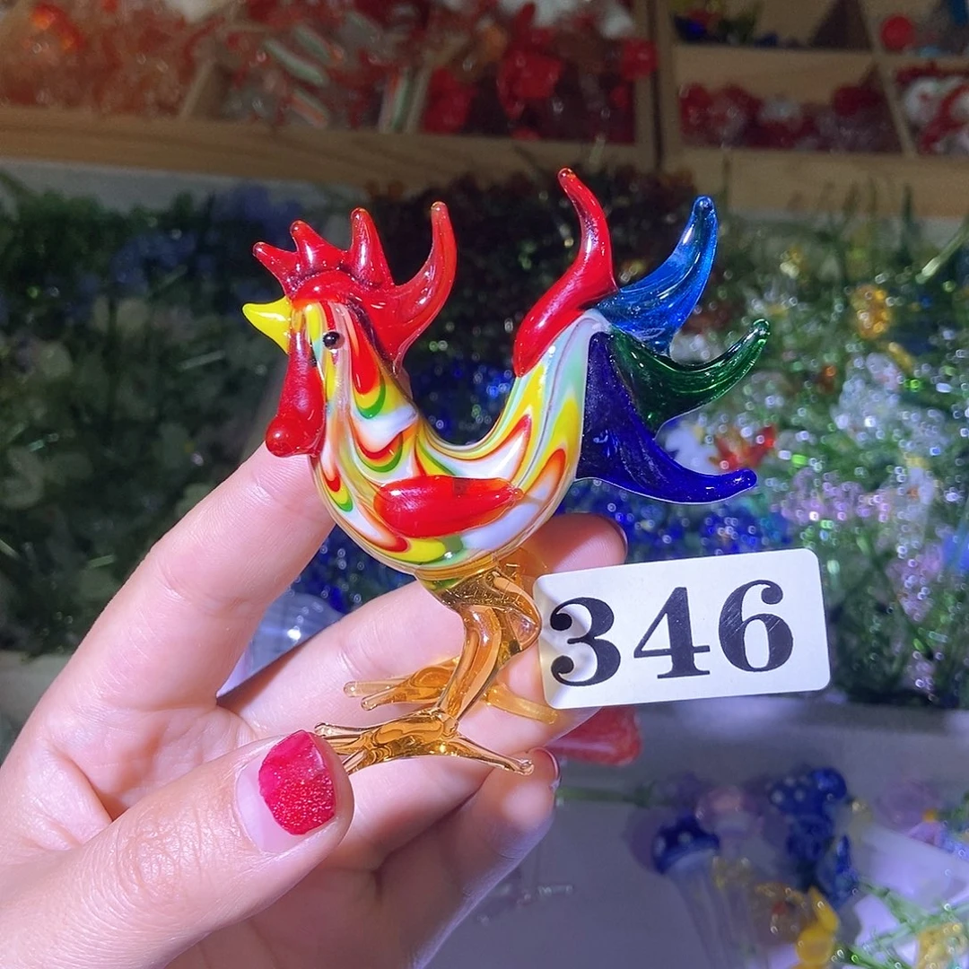 琉璃手工艺品346公鸡
