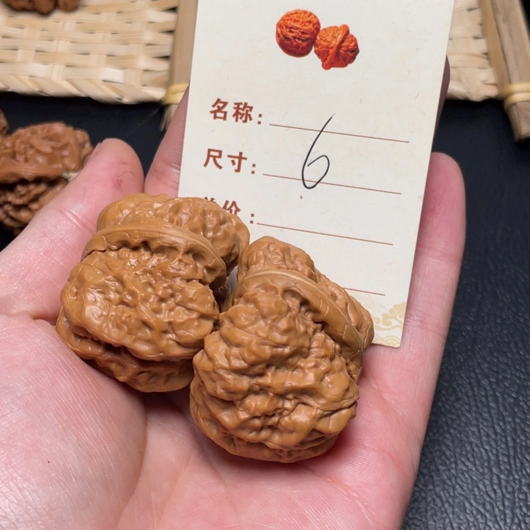 文玩核桃把件蛙蛙39尺6