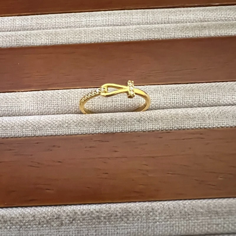 克重0.35 13号 马蹄6D戒指 足金999