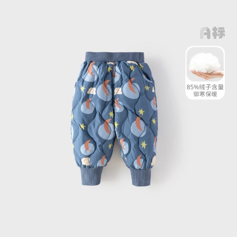 秋冬季中小童宝宝棉裤加厚夹棉
