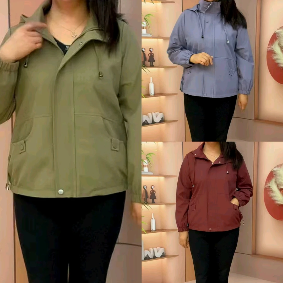 秋季新款时尚洋气中老年妈妈短款外套