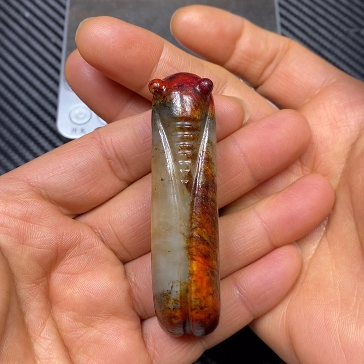 和田玉挂件未镶嵌古**品