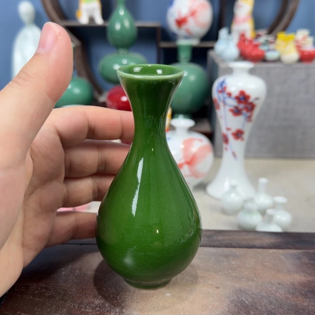 陶瓷手工小花器摆件