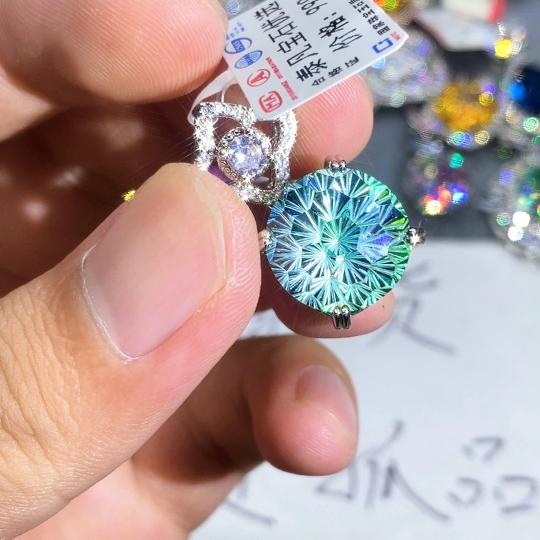 合金石英质玉戒指