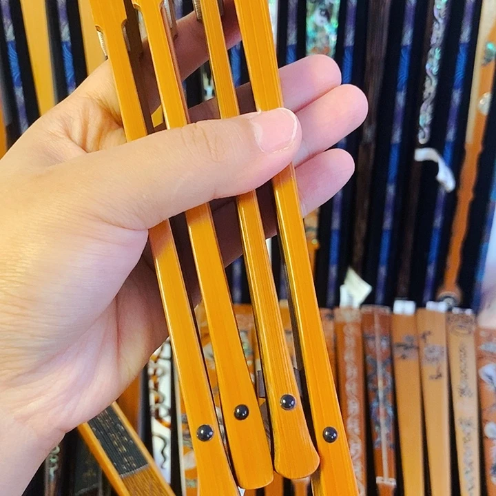 扇子老玉竹三合文玩
