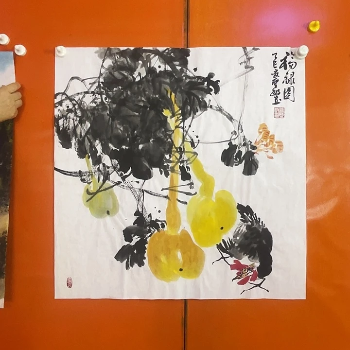 国画张圣敏先生纯手绘作品