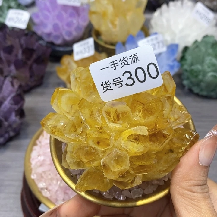 琉璃手工艺品七水晶