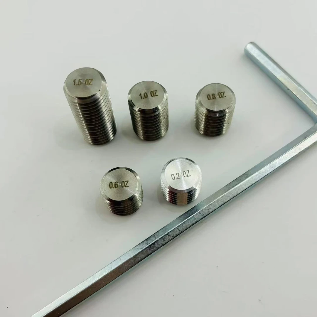 台球杆大头环球通用配重铁平衡重量桌球杆金属调重量中式黑八用品