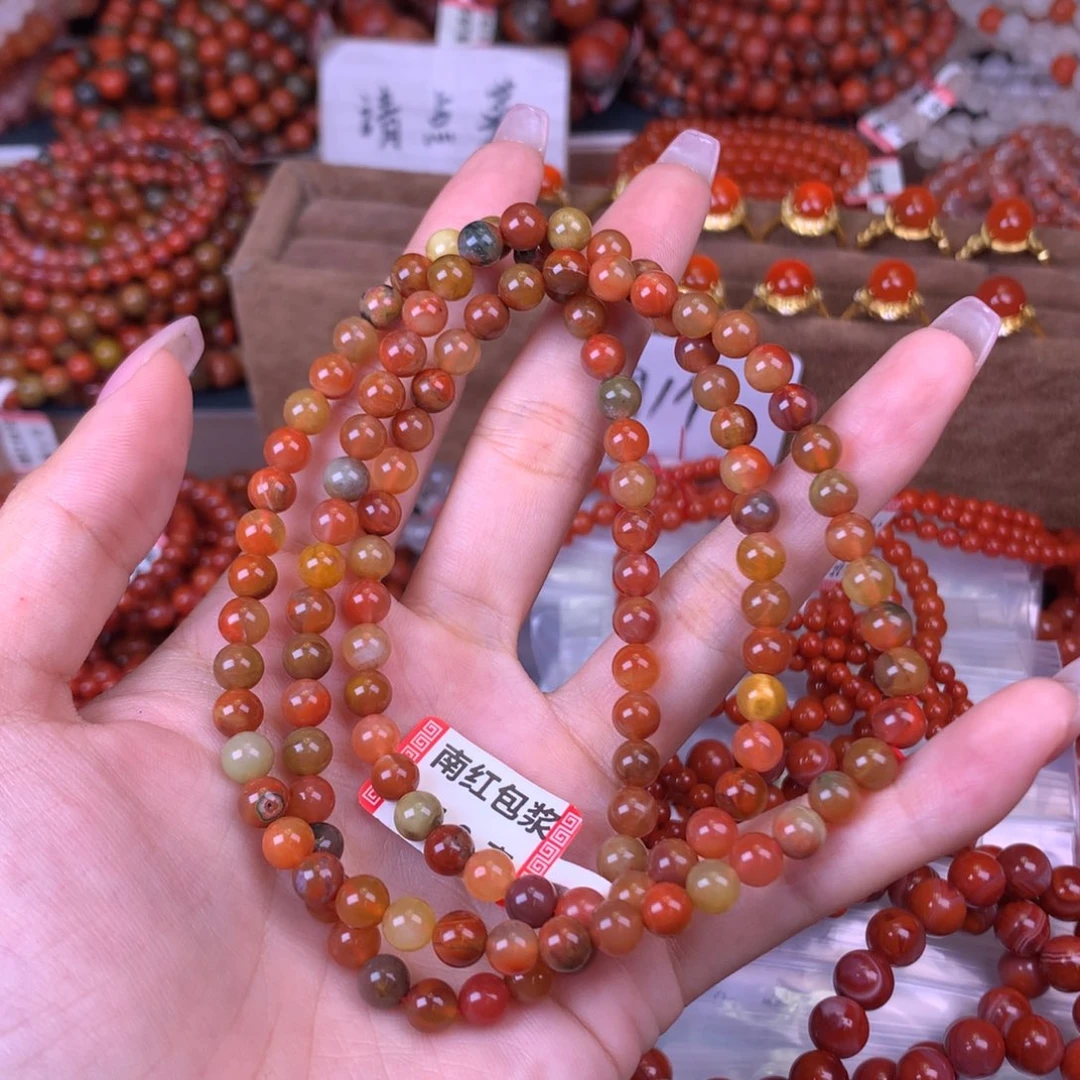 未镶嵌手链南红玛瑙卡6