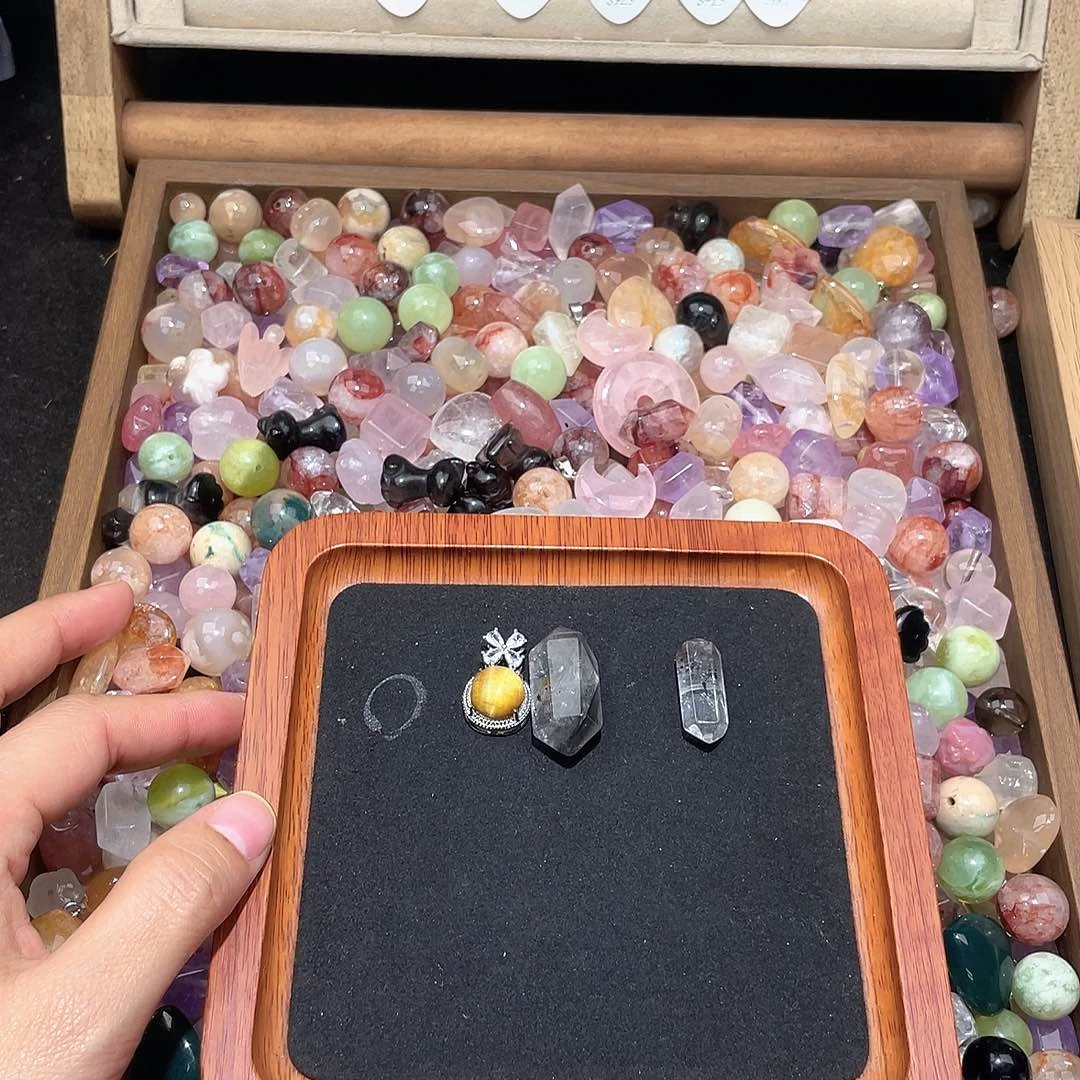 水晶手链未镶嵌y**0天然水晶