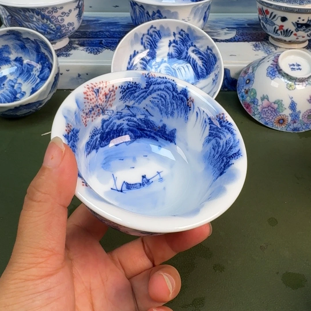 景德镇纯手绘茶具圆圆293