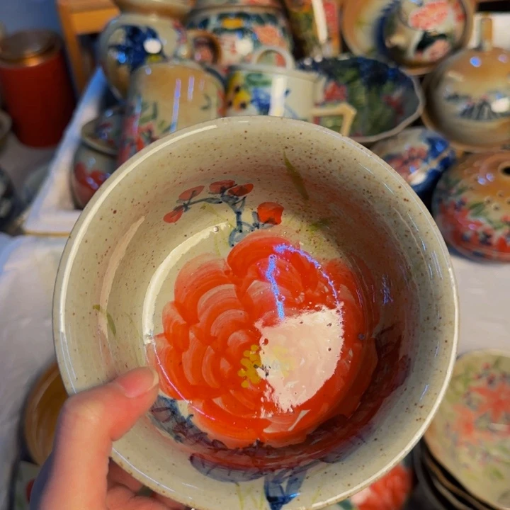 瓷片景德镇陶瓷手工手绘